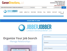 Tablet Screenshot of careerdirectionsllc.jibberjobber.com