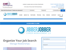 Tablet Screenshot of careeracceleration.jibberjobber.com