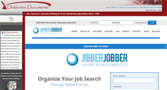 Desktop Screenshot of distinctiveweb.jibberjobber.com