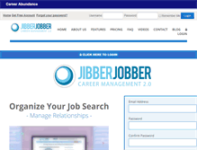 Tablet Screenshot of careerabundance.jibberjobber.com